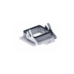 Embase encastrée 32B, Aluminium moulé sous pression, acier inoxydable, IP67, Sortie basse